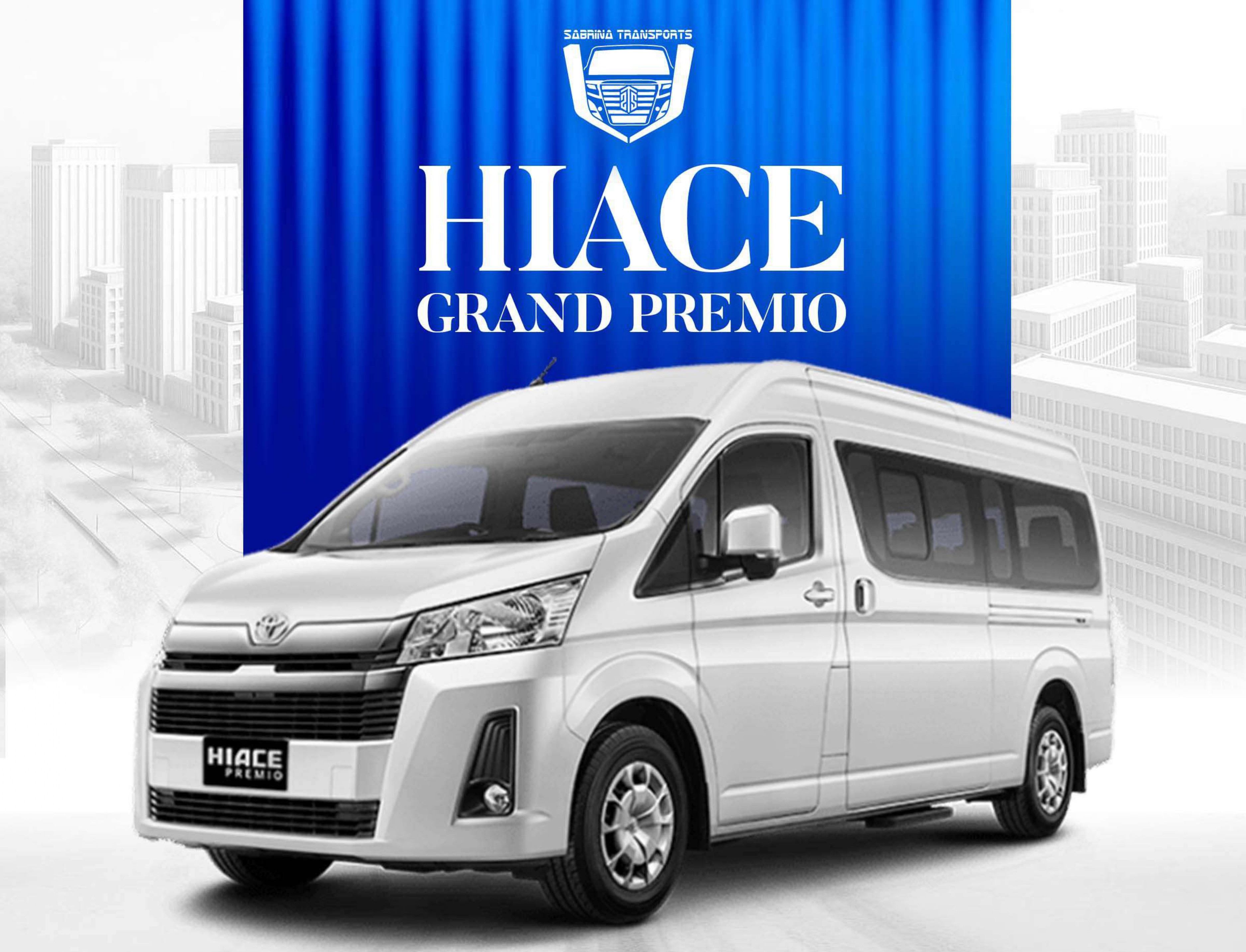 Hiace Grand Premio Standard 14 Seat 2023-2025